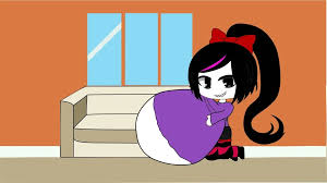 Gacha vore animation( Full Digestion - Breast expansion) || Nina the killer  vore Jeff || Request 1.