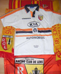 Voir plus d'idées sur le thème download wallpapers rc lens, 4k, silk texture, logo, red yellow silk flag, french football club. Lens Away Football Shirt 1997 1998