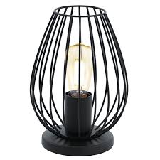Lampe A Poser Newtown Noir But Luminaire Industriel Decoration Lampe De Chevet Lampe A Poser Lampe Salon