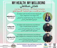 Carrying all the major trusted brands in vitamins, raw organic & gluten free foods, sports nutrition, natural body care, superfoods and aromatherapy products. Palestine Sports For Life Events My Health My Wellbeing Nutrition Campaign Week 4