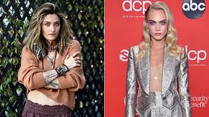 Джейден смит и кара делевинь. Paris Jackson In Slip Dress Joins Cara Delevingne At Oscars Party Hollywood Life