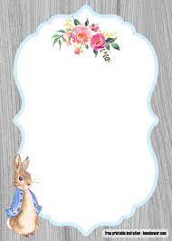 You can even create custom easter. Free Peter Rabbit Baby Shower Invitations Templates Free Prin Rabbit Baby Shower Invitations Free Printable Baby Shower Invitations Bunny Baby Shower Invites