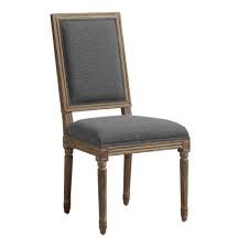 Get it as soon as wed, feb 17. Charcoal Linen Square Back Paige Dining Chairs Set Of 2 World Market