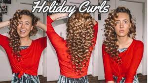 Heatless Curls Christmas Edition Sock Curls Curl Hair Without Heat Hair Without Heat