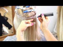 Diy Tape In Hair Extensions Tutorial Youtube Hair Extensions Tutorial Tape In Hair Extensions Hair Extensions