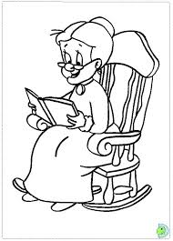 Granny On Looneytunes Colouring Pages Colouring Pages Coloring Pages Coloring Books