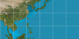 The size of each mesh is 2◦ by 2◦ in latitude and longitude , respectively. Okinawa Latitude Longitude