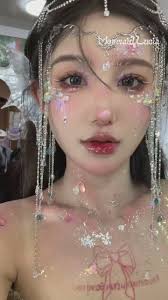 Moonstone Butterfly Resin Mermaid Corset Bra Top Cosplay Costume Paten