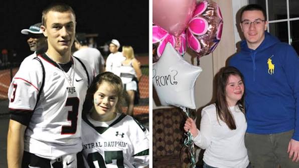 High School Quarterback Remembers A Promise He Made 7 Years Ago, Takes  Friend With Down Syndrome To Prom