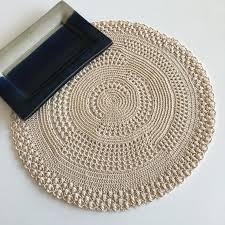 Cream Crochet Doily Modern Crochet Centerpiece Round Table Topper Crochet Napkin Crochet Table Mats Home Decor Easter Gifts For Adults In 2020 Doilies Doilies For Sale Crochet Table Mat