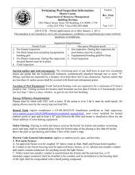 Check spelling or type a new query. Swimming Pool Inspection Information
