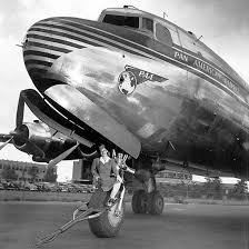 Pan Am Flight Attendant And Dc 4 Pan Am Began Land Plane Flights From New York To Shannon And London In 19 Pan American Airlines Pan American Vintage Airlines