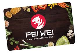 Chang's gift card balance online, over the phone or in store using the information provided below. Pei Wei Restaurant Gift Cards Pei Wei Asian Kitchen