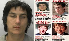 Crimes committed by Canal Boy and his teenage cohorts