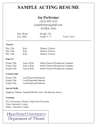 You can edit this actor resume example to get a quick start and easily build a perfect resume in just a few minutes. 50 Free Acting Resume Templates Word Google Docs á… Templatelab
