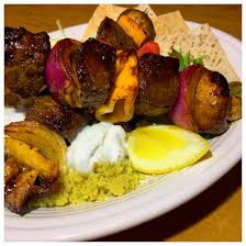 Let stand for 5 minutes. No Name Moroccan Spiced Steak Kebabs With Tahini Yogurt Sauce No Name Meats
