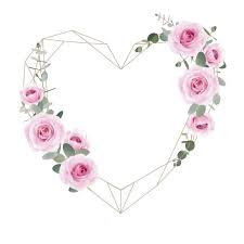 Beautiful Love Frame Background With Floral Pink Roses And Eucalyptus Leaf 3d Anniversary Autumn Png And Vector With Transparent Background For Free Download In 2020 Love Frames Floral Border Design Flower