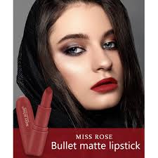 Miss Rose juego De maquillaje profesional/labial mate a prueba De agua De  larga duración