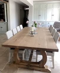 We sell the largest collection of chesterfield furniture in the uk. Handmade Oak Dining Table With Curved Base Bespoke Refectory Table Handmade Oak Dining Table Dining Table Makeover Oak Dining Table