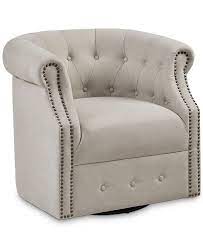 Tommy hilfiger tufted swivel chair. Furniture Cavson Swivel Chair Reviews Chairs Furniture Macy S