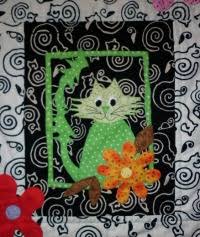These applique patterns include hand applique for quilts, machine applique techniques, how to make iron on appliques, and more. My Applique Cat Quilt