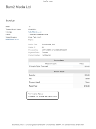 Include a logo if you have. How To Provide Eu Vat Tax Invoices In Easy Digital Downloads