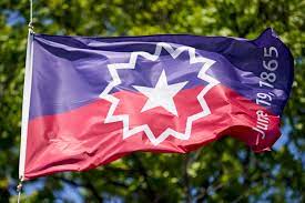 The flag is the brainchild of activist ben haith, founder of the national juneteenth celebration foundation (njcf). Some Illinois Employers Observe Juneteenth As A Holiday Wbez Chicago