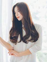 C Curl Perm Long Hair Korean Long Hair Permed Hairstyles Hair