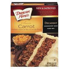 Unwrap carrot cake kisses and place in a small, microwave safe bowl. Duncan Hines Decadent Carrot Cake Premium Cake Mix 20 Oz Reviews 2021