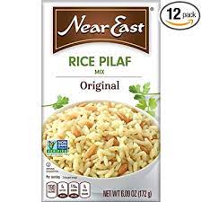 This classic rice pilaf is loaded with flavor and pairs perfectly with your favorite main dish whether it is poultry, fish, pork, or beef! Amazon Com Near East Rice Pilaf Mix Original 6 9 Ounce Pack Of 12 Boxes Grocery Gourmet Food