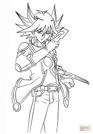 Yusei Fudo From Yu Gi Oh Free Printable Yugioh Dark Magician Coloring Pages Sailor Moon Coloring Pages Cartoon Coloring Pages Coloring Pages