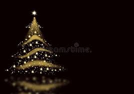 Download these amazing cliparts absolutely free and use these for creating your presentation, blog or website. Christmas Tree Gold Formed From Stars Background Black Christmas Background Illustration Stock Illustration Illustration Of Beauty Blac 103784403