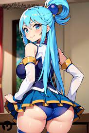 Rule34 - If it exists, there is porn of it  aqua (konosuba)  7354230