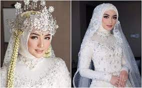 17 foto pernikahan dengan gaun kebaya baju pengantin muslimah hijab syar'i jawa cantik firda+toni wedding di. Ide Makeup Berkonsep Natural Untuk Pengantin Wanita Bakal Tren Nih