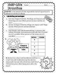 At 2:00 pm, what is the half life of the isotope? Pin By Brighteyed For Science On Life Science Elementary Learning Problem Solving Worksheet Upper Elementary Science