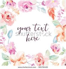 Watercolor Stock Photos Images Pictures Flower Frame Watercolor Flower Background Watercolor Flowers