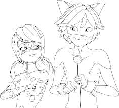 Voir plus d'idées sur le thème coloriage masque, . Coloriage Miraculous Les Aventures De Ladybug Et Chat Noir A Imprimer