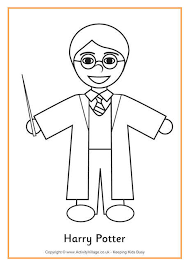 Adults can also learn or simply sit back and watch music: Harry Potter Colouring Pages
