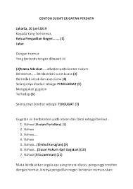 Eksepsi dan jawaban tergugat yang bertanda tangan di bawah ini: Contoh Surat Gugatan Perdata Pdf Audit Kinerja