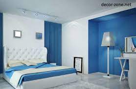 White Blue Bedroom Paint Color Combination Bedroom Furniture Sets Textiles Curtains Bedroom Color Combination Blue Bedroom Colors Best Bedroom Colors