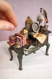 Miniature Seance Parlor Collection Etsy In 2020 Halloween Miniatures Miniatures Doll House