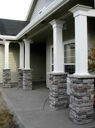 Porch Columns Design Ideas Pictures Remodel And Decor House Columns House With Porch House Exterior