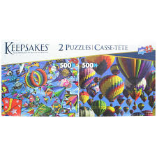 Puzzledly currently offers 10 stunning jigsaw puzzles for adults. Set Of 2 Keepsakes 500 Piece Jigsaw Puzzles Balloons Kites Walmart Canada