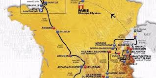 Le média flamand y ajoute les noms des villes départs et arrivées. Voici Le Parcours Du Tour De France 2016