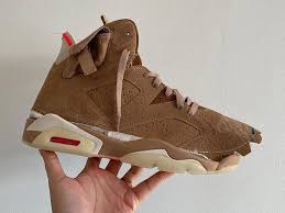 3273 page views 42 comments. Travis Scott X Air Jordan 6 British Khaki Release Date 2021 Nice Kicks