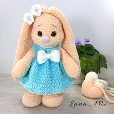 игрушки амигуруми крючком вязание игрушек крючком для начинающих схемы с подробным описанием Master Klass Zajka Amigurumi Kryuchkom Crochet Patterns Amigurumi Crochet Bunny Knitted Toys