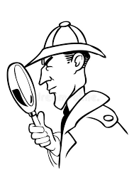 Sherlock Holmes Cartoon Vector A Cartoon Drawing Of Sherlock Holmes Examining T Ad Cartoon Vector Sh Cartoons Vector Cartoon Drawings Sherlock Holmes