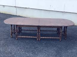 Dining room sets—tables, especially—can be quite large, which makes them very difficult to move on your own. Extra Large English Oak Gate Legs Drop Leaf Dining Table Dining Tables Tables European Antique Warehouse