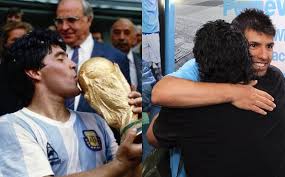 Old days football @olddaysfootball 16 мар 2017. Sergio Aguero Pays Tribute To Father In Law Diego Maradona Naijatask Media