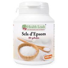Nettoyant pour la peau pour aider à exfolier naturellement ; Sels D Epsom 600mg X 80 Capsules 100 Sans Additif Cdiscount Sante Mieux Vivre